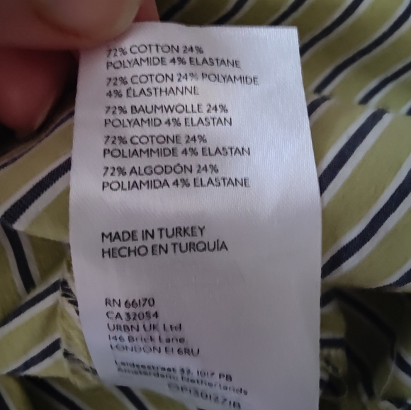 Striped Multicolor Button-Up Dress - Picture 5 of 7